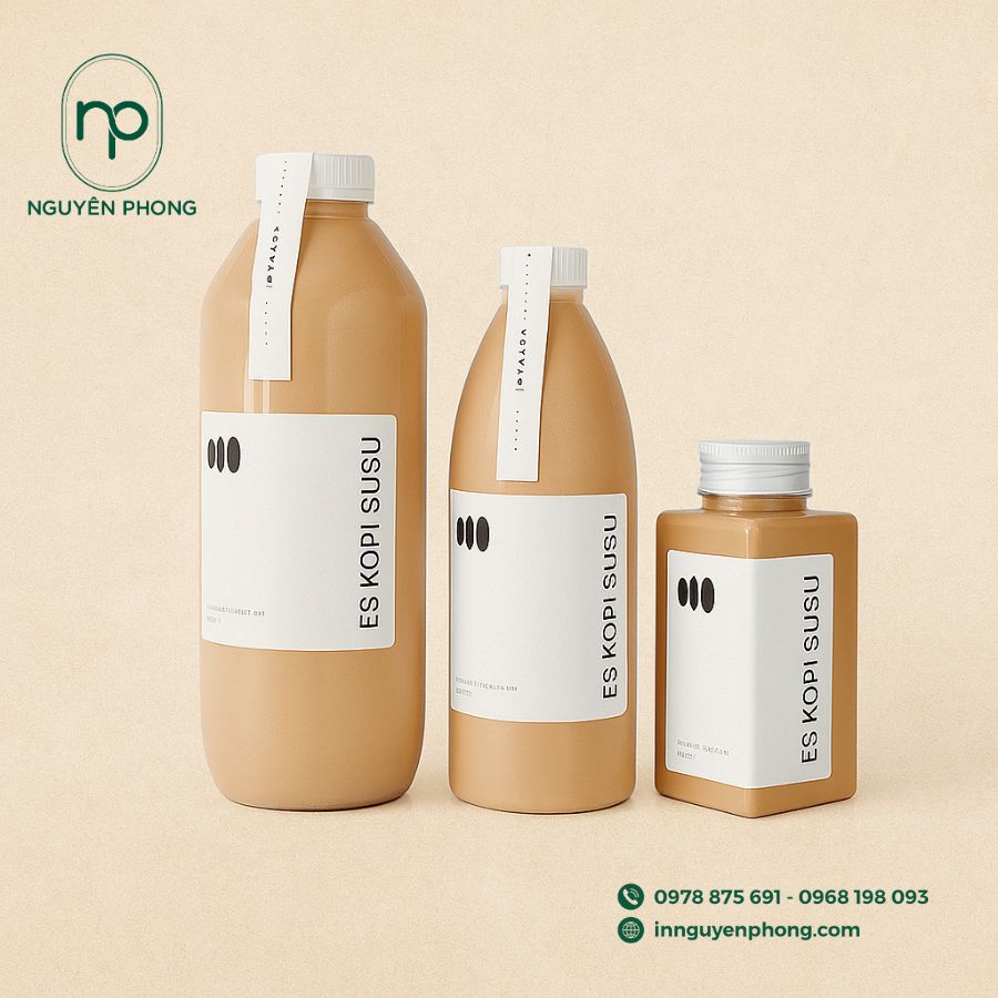 In Tem Dán Cổ Chai Lọ Giá Rẻ